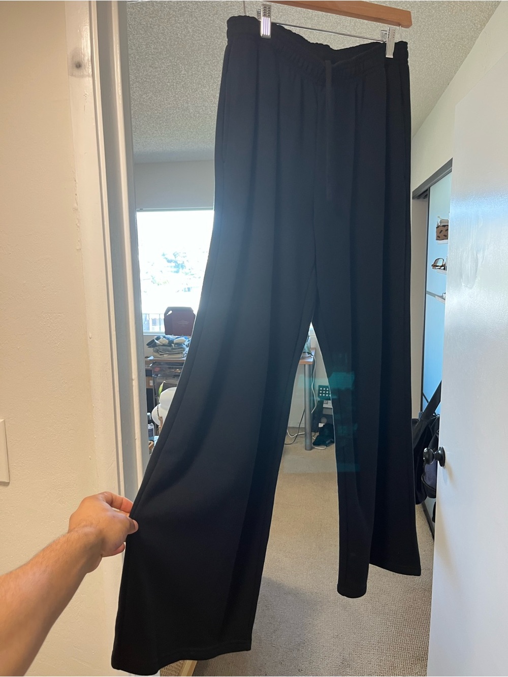 Uniqlo Wide-Leg Sweatpants - Black